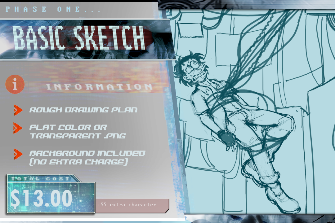 phase 1: sketch